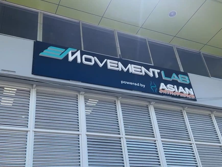 Movement Lab signage at Jamestown Business Center